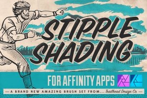 Stipple Shading Brushes for Affinity