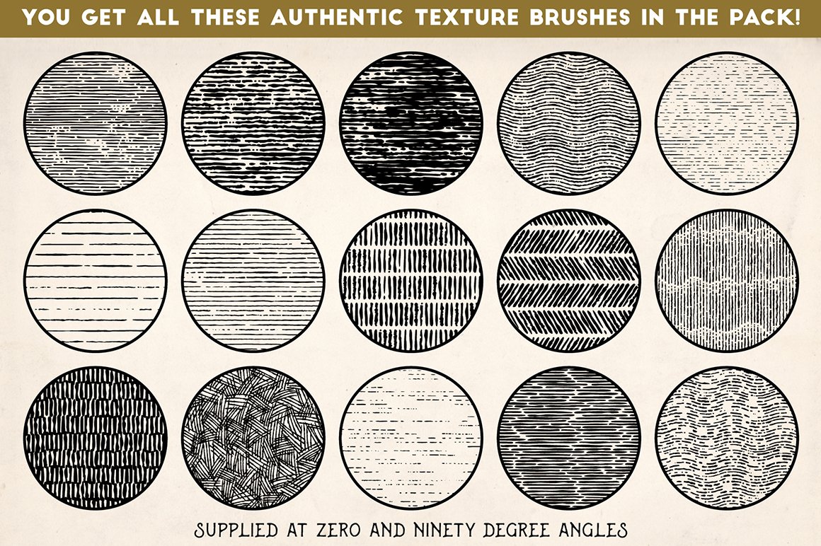 Vintage Engraver - Procreate Brushes