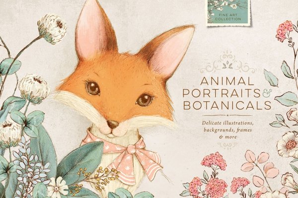 https://designcuts.b-cdn.net/wp-content/uploads/2020/03/Vintage-Inspired-Animal-Portraits-And-Botanicals-1-600x399.jpg
