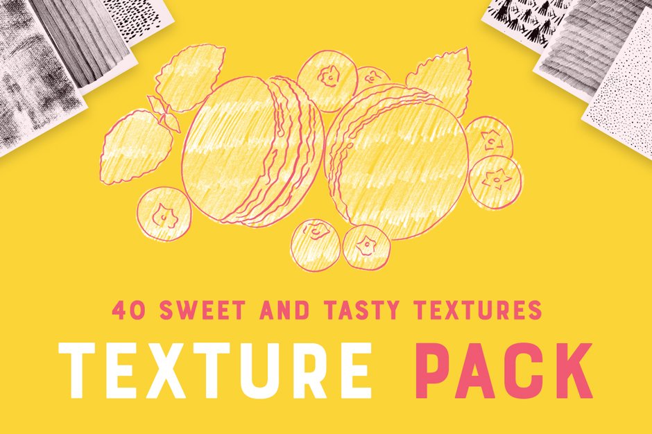 40 Sweet & Tasty Textures Pack