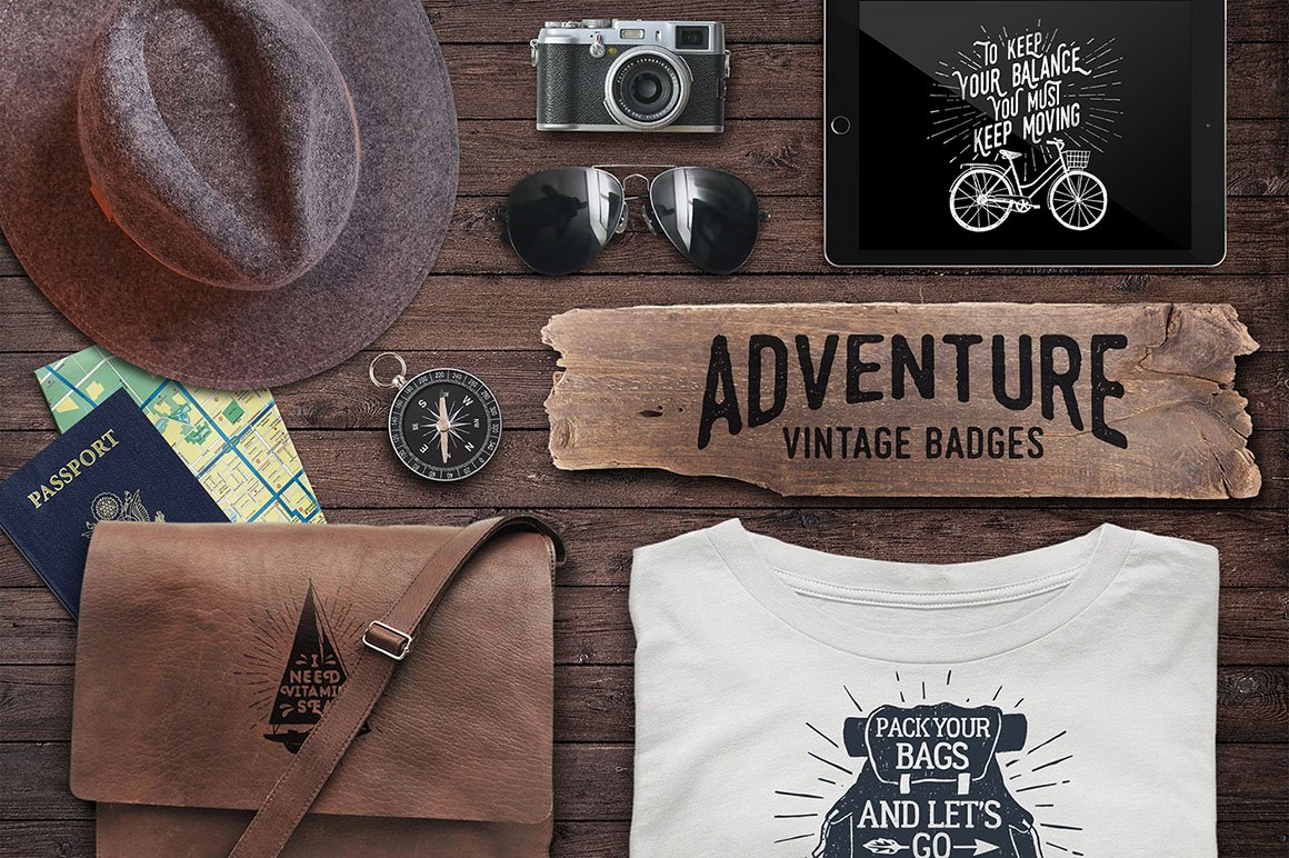 Adventure Vintage Badges - Part 2