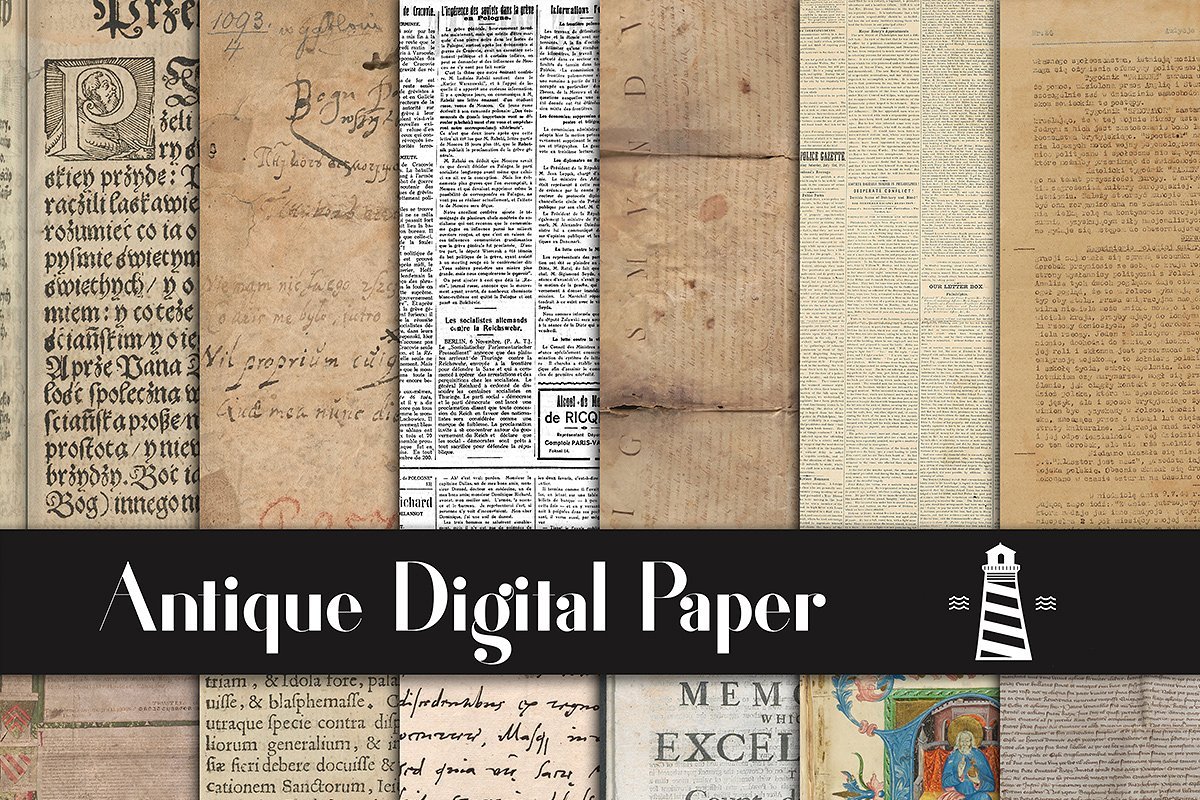 Antique Digital Paper