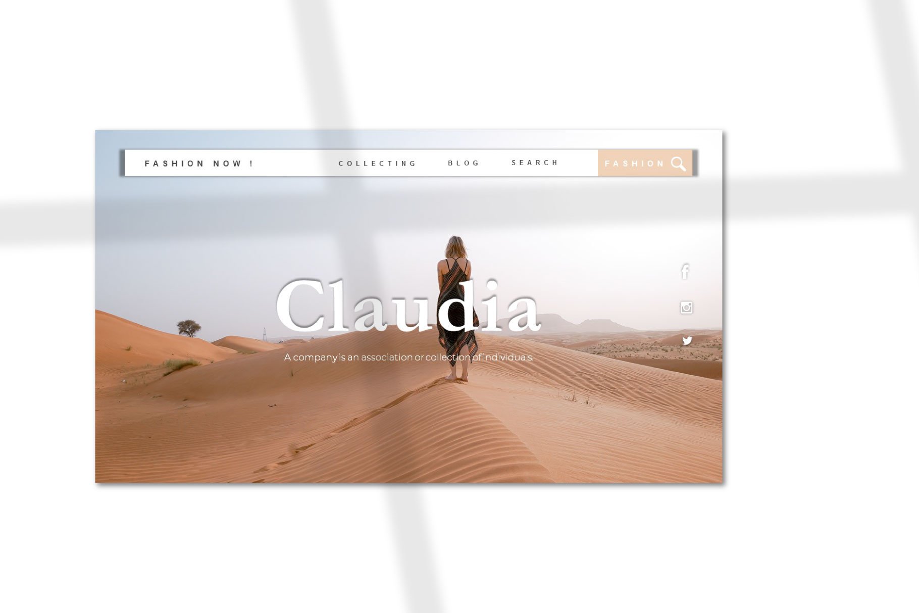 Claudia - Fashion Google Slide