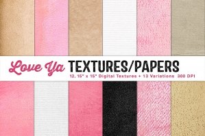 Love Ya Papers and Textures Collection