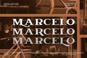 Marcelo - Engraved Font