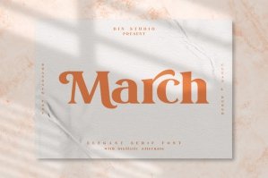 March - Elegant Serif Font