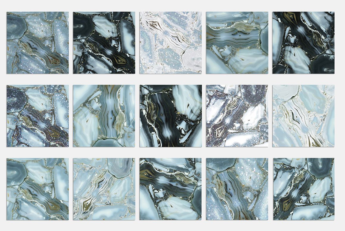 Modern Blue Marble Textures