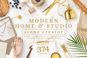 Modern Home & Studio Scene Creator