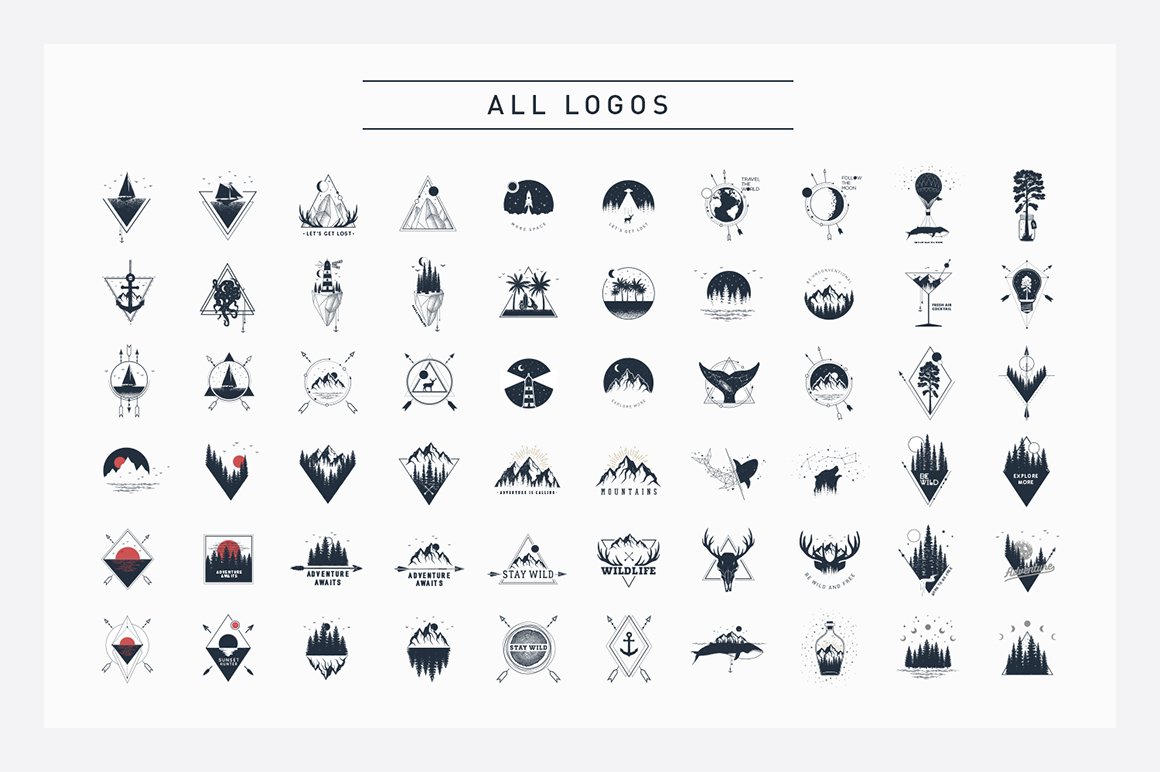 Nordicus - 60 Creative Logos
