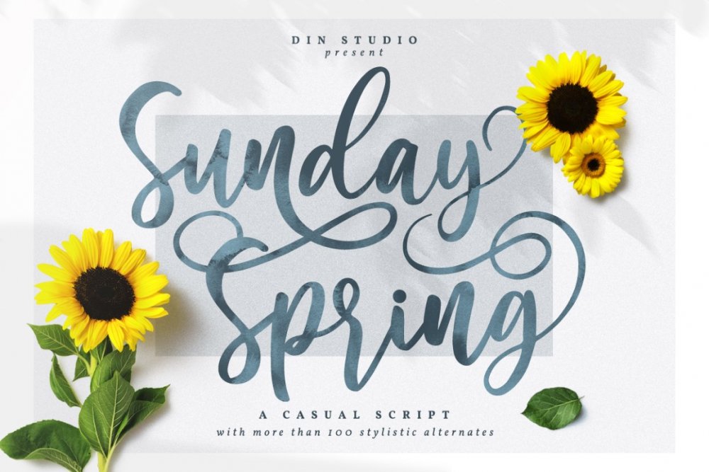 Sunday Spring – Chic Brush Font