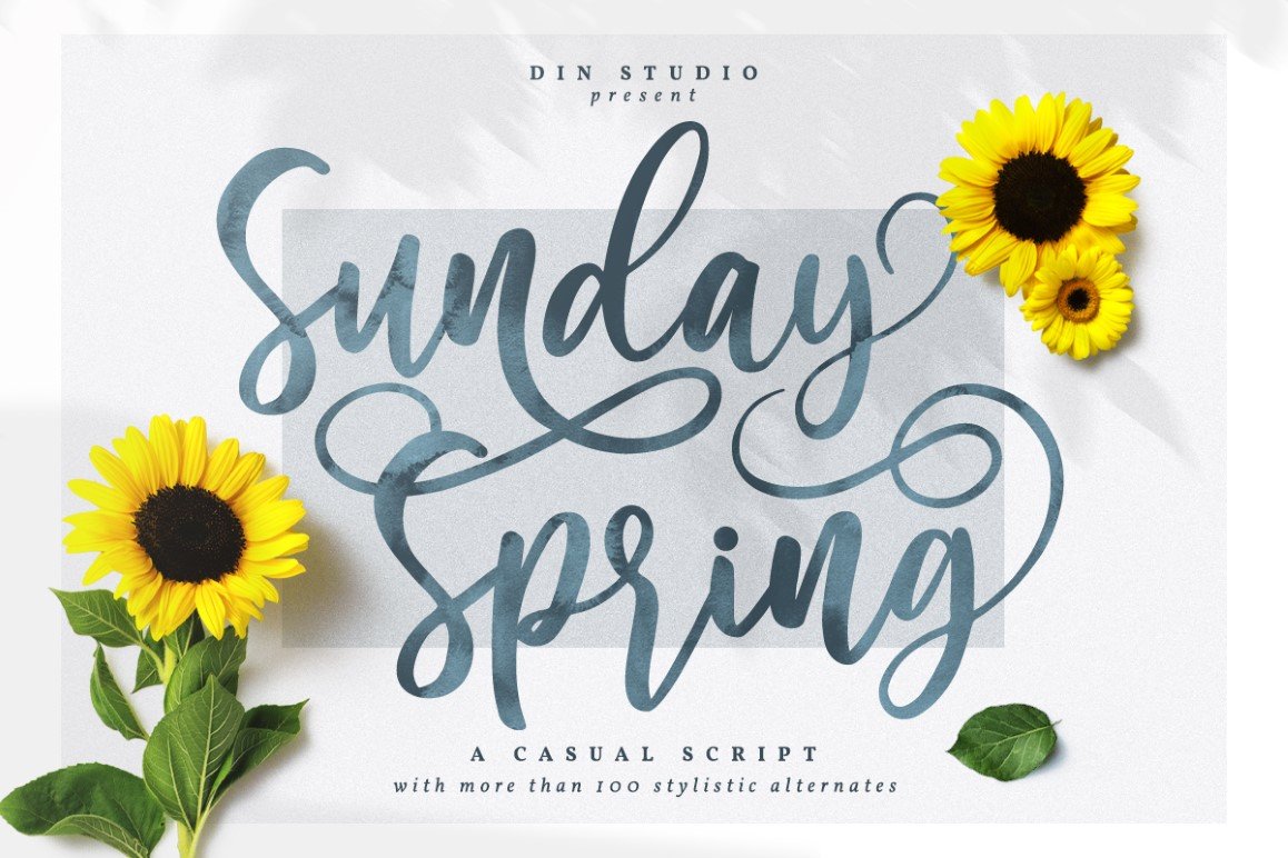 Sunday Spring - Chic Brush Font