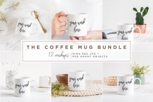 The Coffee Mug Bundle - 12 Mockups