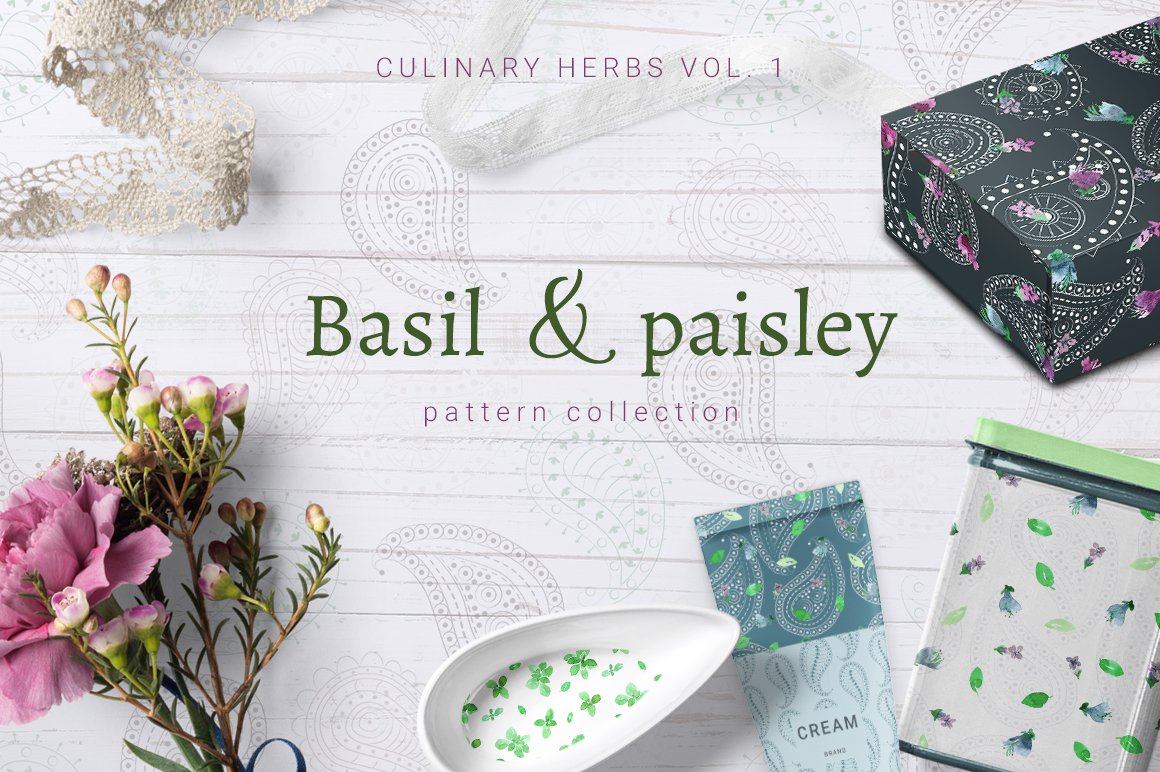 Basil & Paisley - Pattern Collection