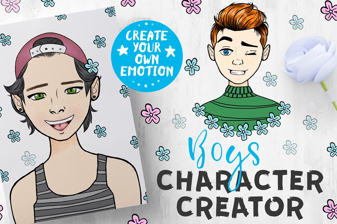 Boys Character Creator - Create Your Emotion