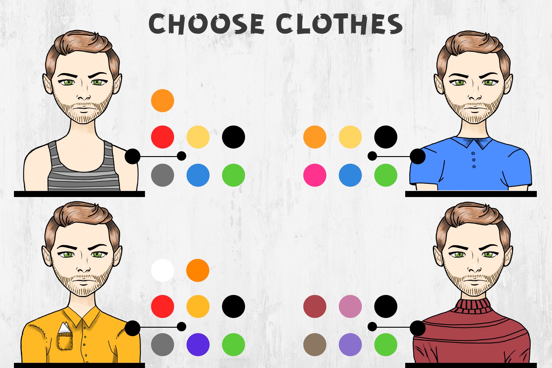 Boys Character Creator. Create Your Emotion