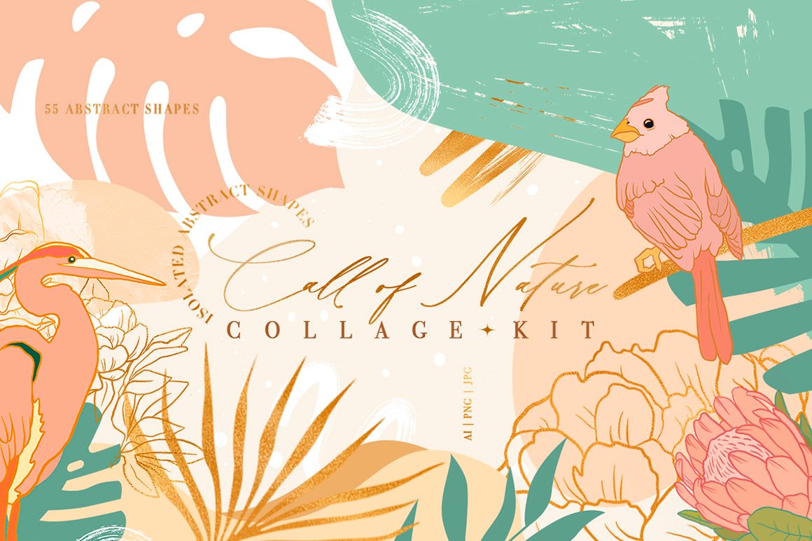 Call of Nature Collage Kit