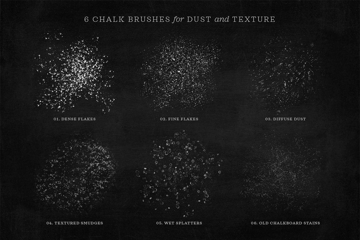 Chalk Script Procreate Brush Kit