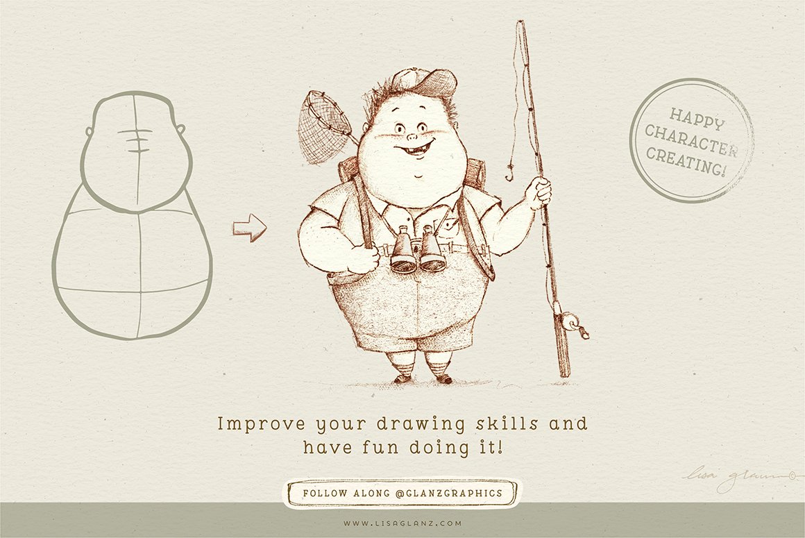 Character Drawing Toolkit - People Edition