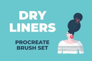 Dry Liners Procreate Brush Set