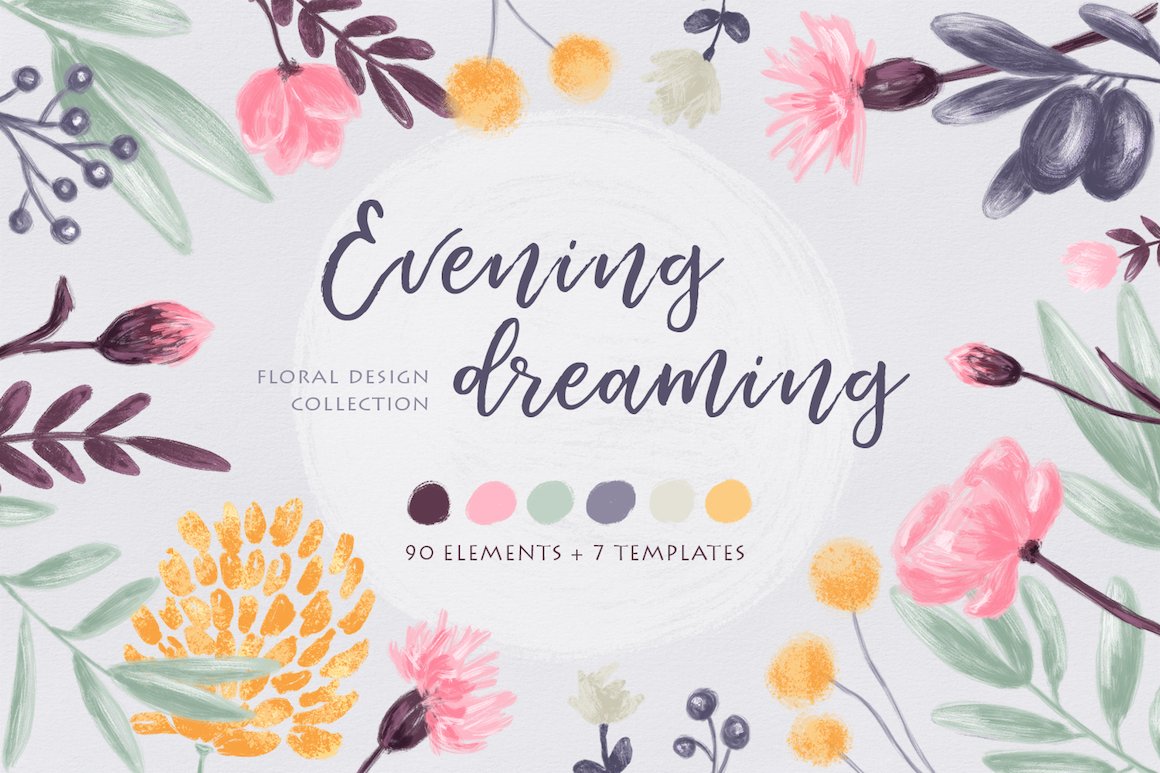 Evening Dreaming - Floral Set