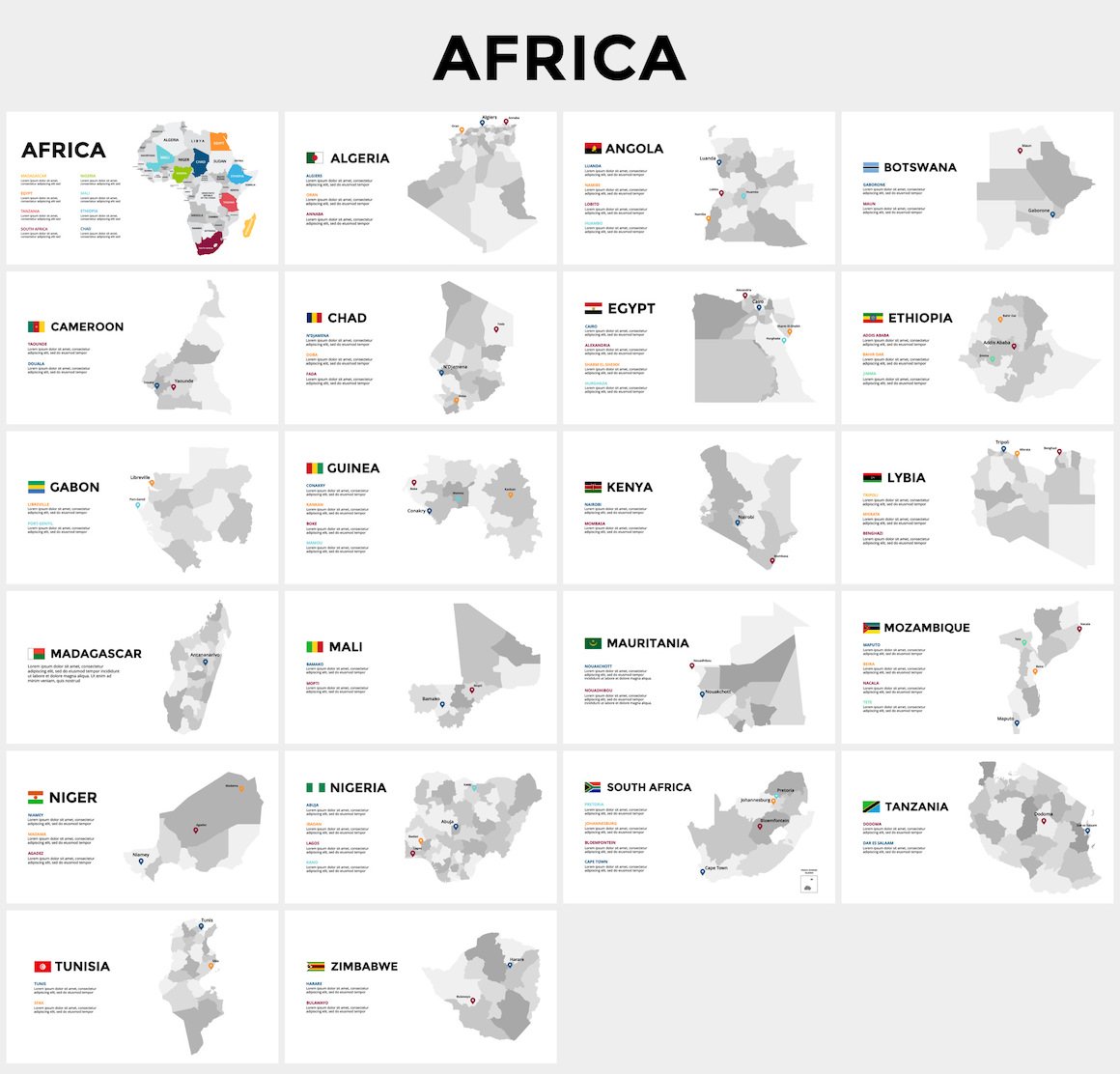 Map Infographics. PowerPoint, Keynote Presentation