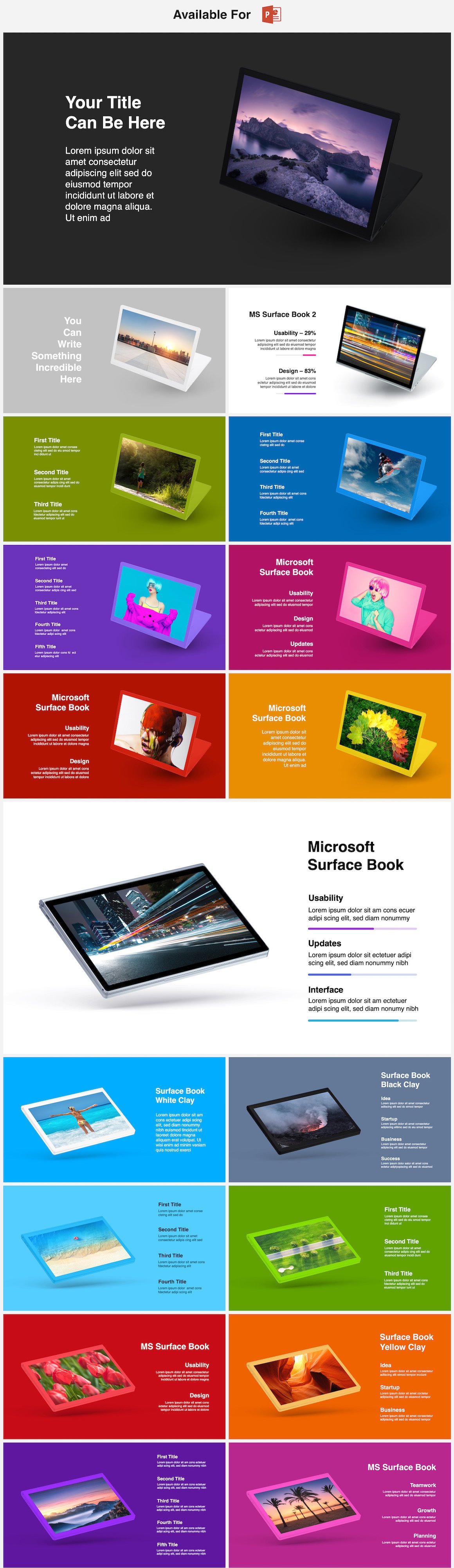 Mockups Bundle! PowerPoint & Keynote Infographics