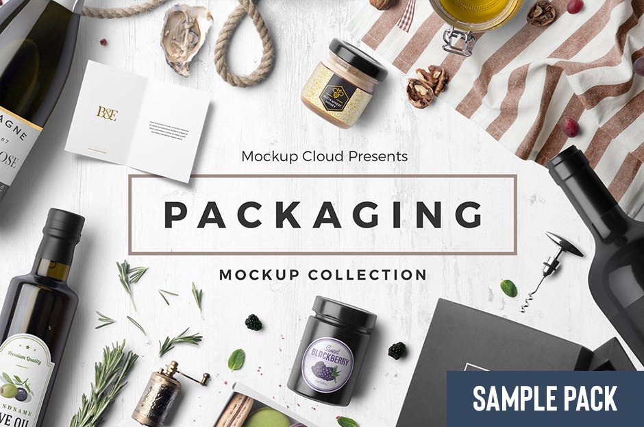 Packaging Mockup Collection Sample