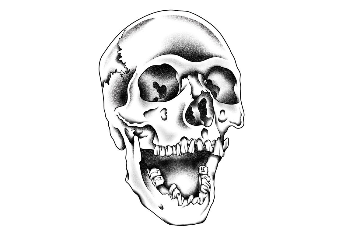 Procreate Tattoo Ultimate Skull Pack