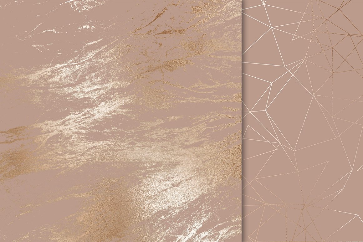 Rose Gold Marble Textures 2