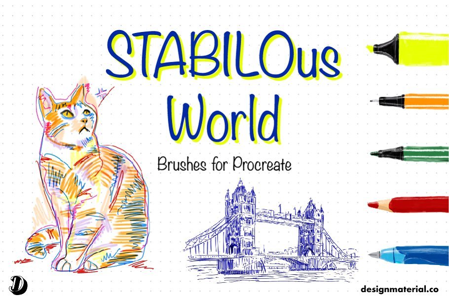 STABILOus Procreate Brushes