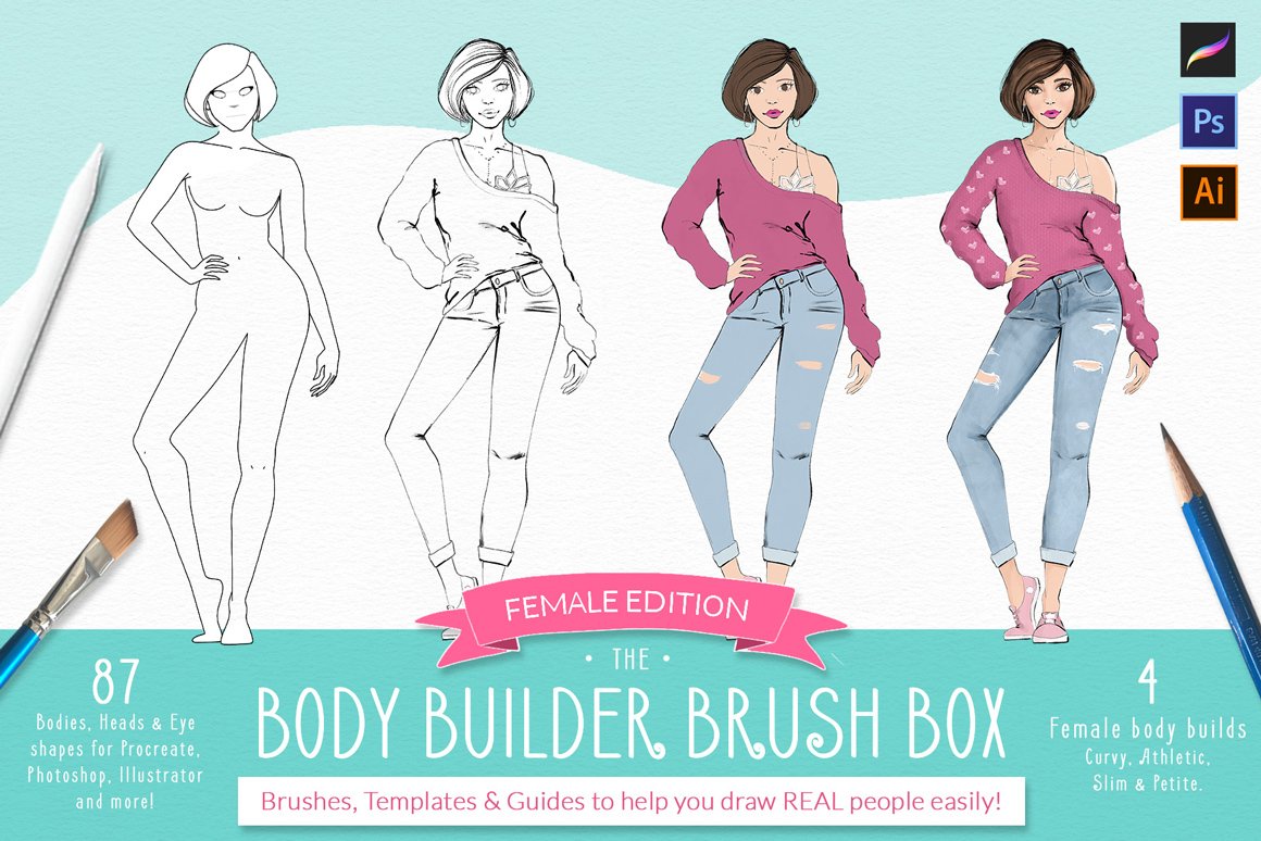 The Body Builder Brush Box
