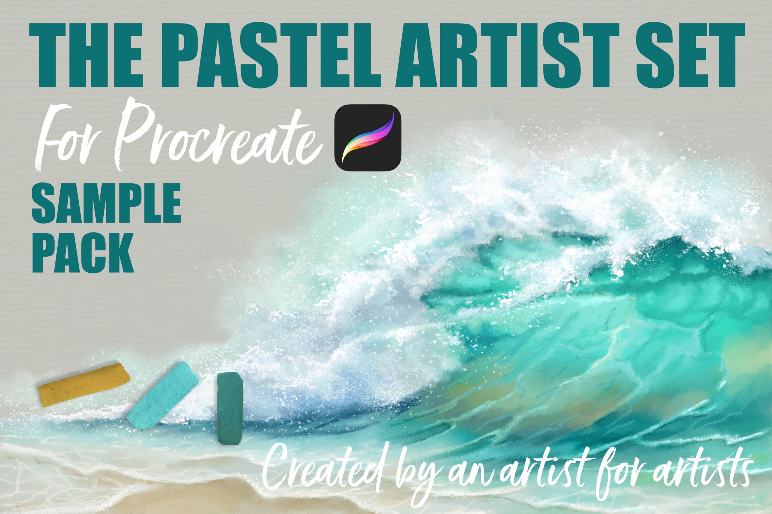 The Pastel Artist Set For Procreate - Design Cuts