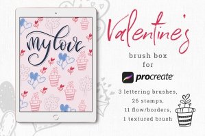 Valentine's Brush Box for Procreate