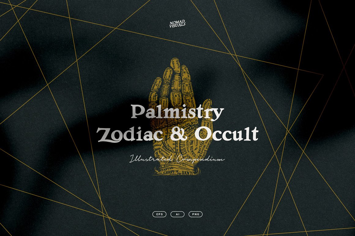 Palmistry, Zodiac & Occult Illustrations