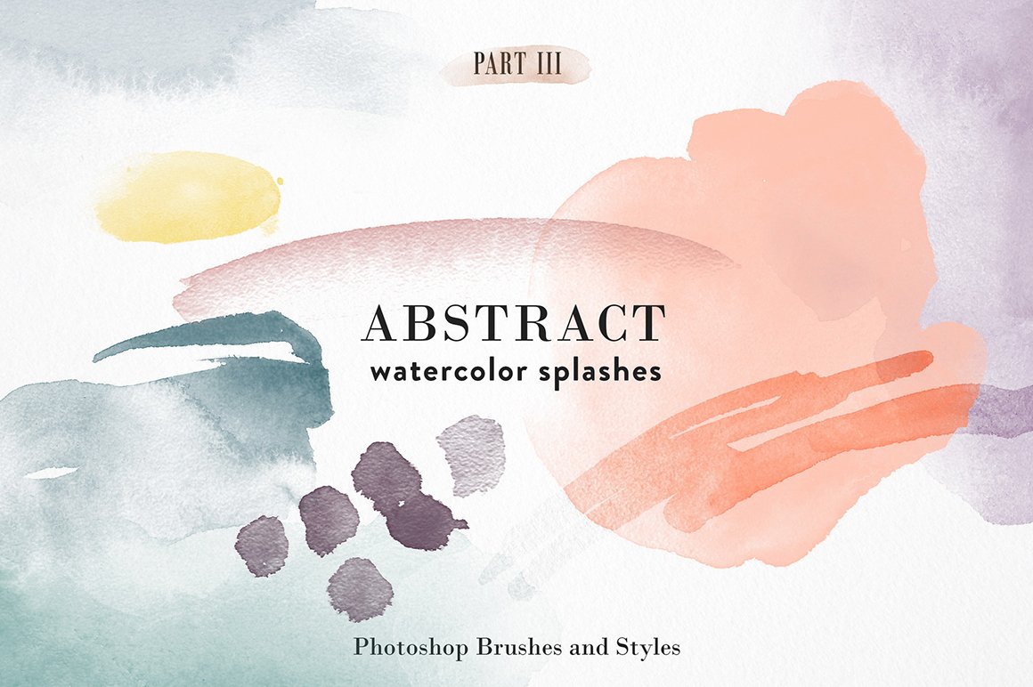 Abstract Watercolor - Photoshop Brushes