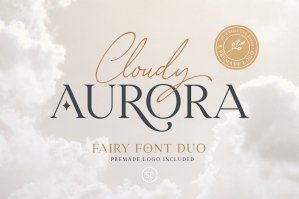 Cloudy Aurora - Font Duo