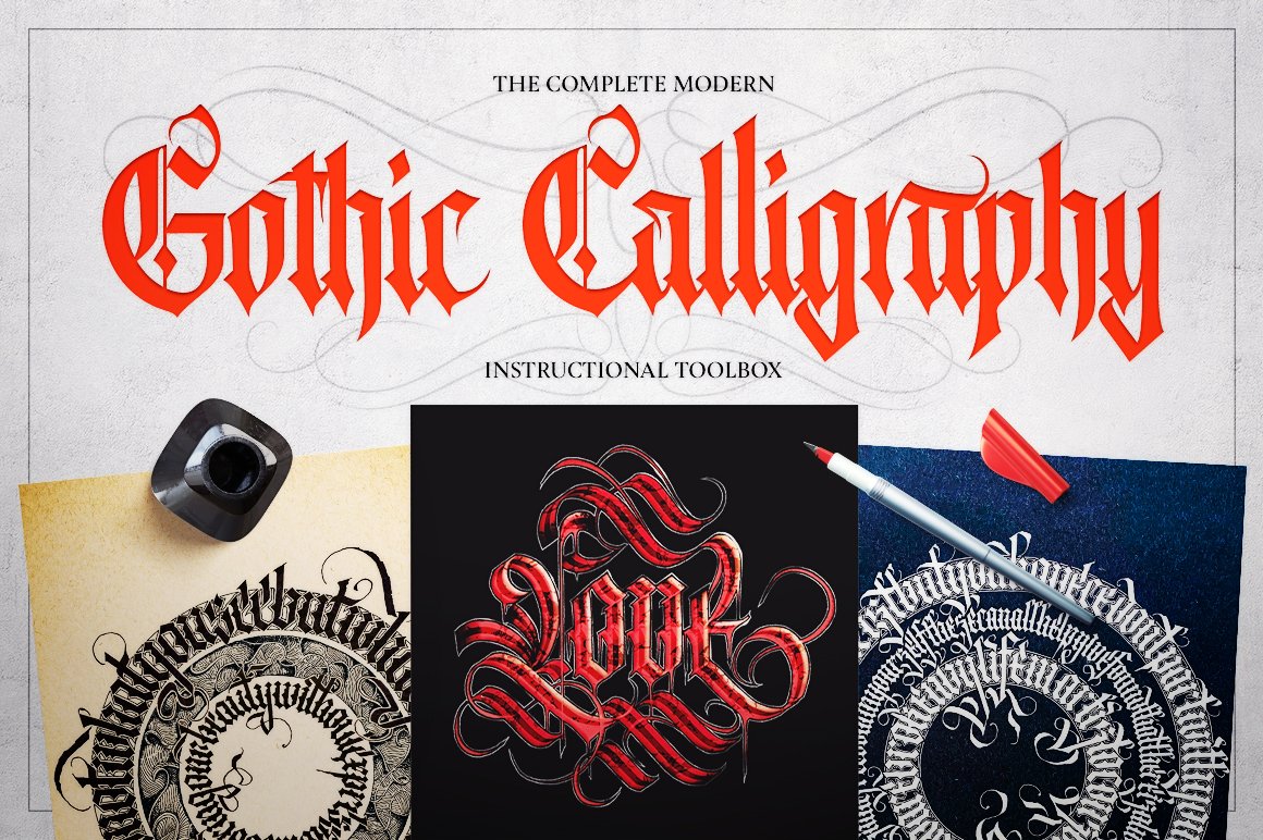 Complete Modern Gothic Calligraphy Toolbox