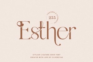 Esther - Stylish Ligature Serif Font