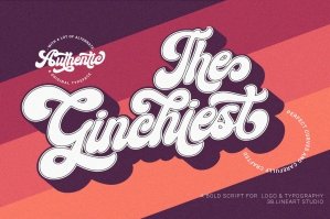 Ginchiest - The Retro and Groovy Font