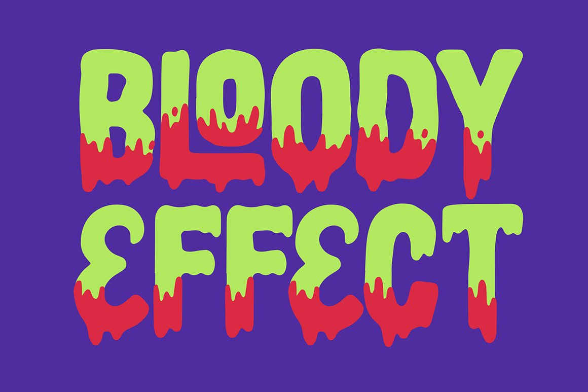 Haluween Fonts - Bloody Effect
