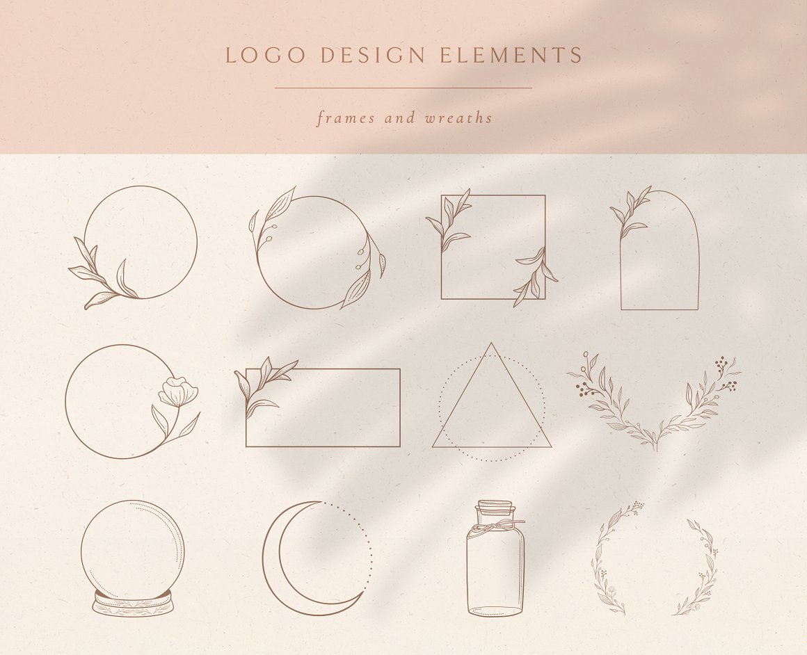 Logo Design Elements and Pre-made Logo Templates