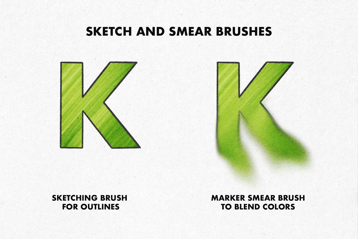 Marker Brushes for Procreate 5