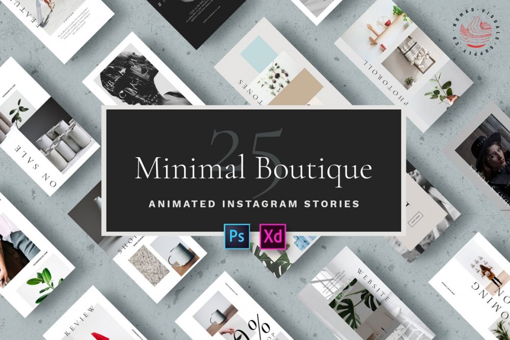 Minimal Boutique – Animated Instagram Stories