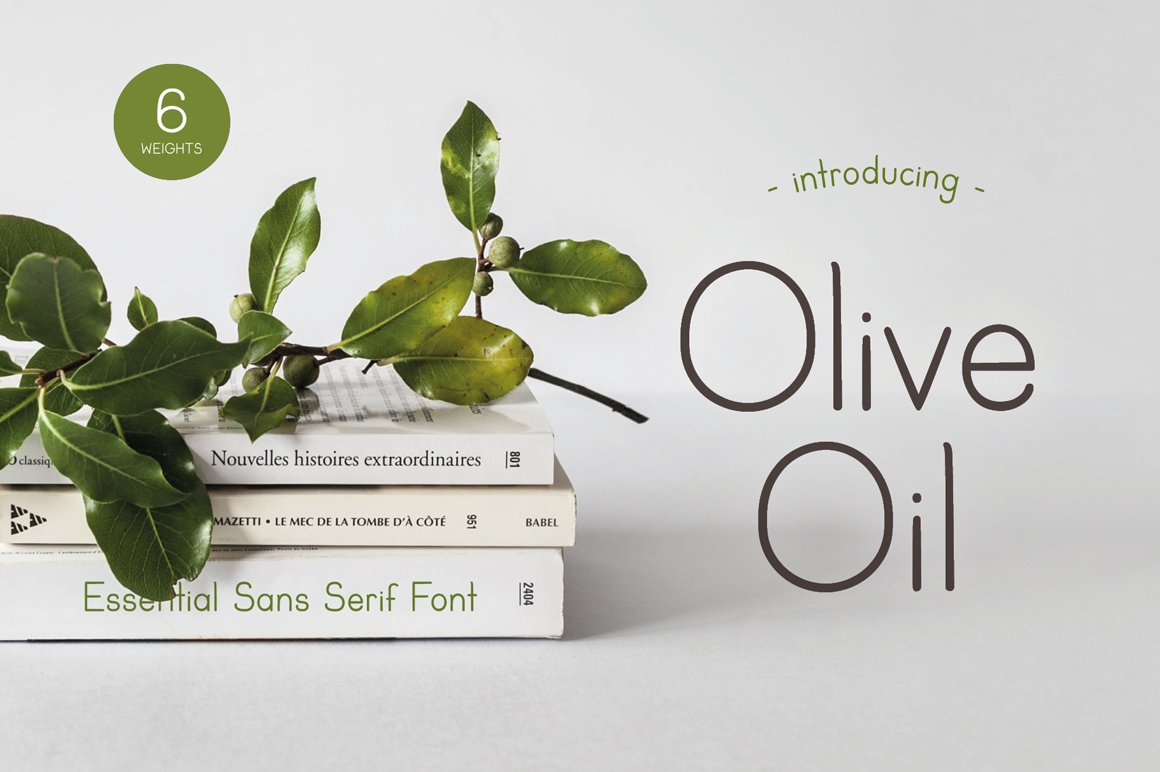 Olive Oil - Essential Sans Serif Family