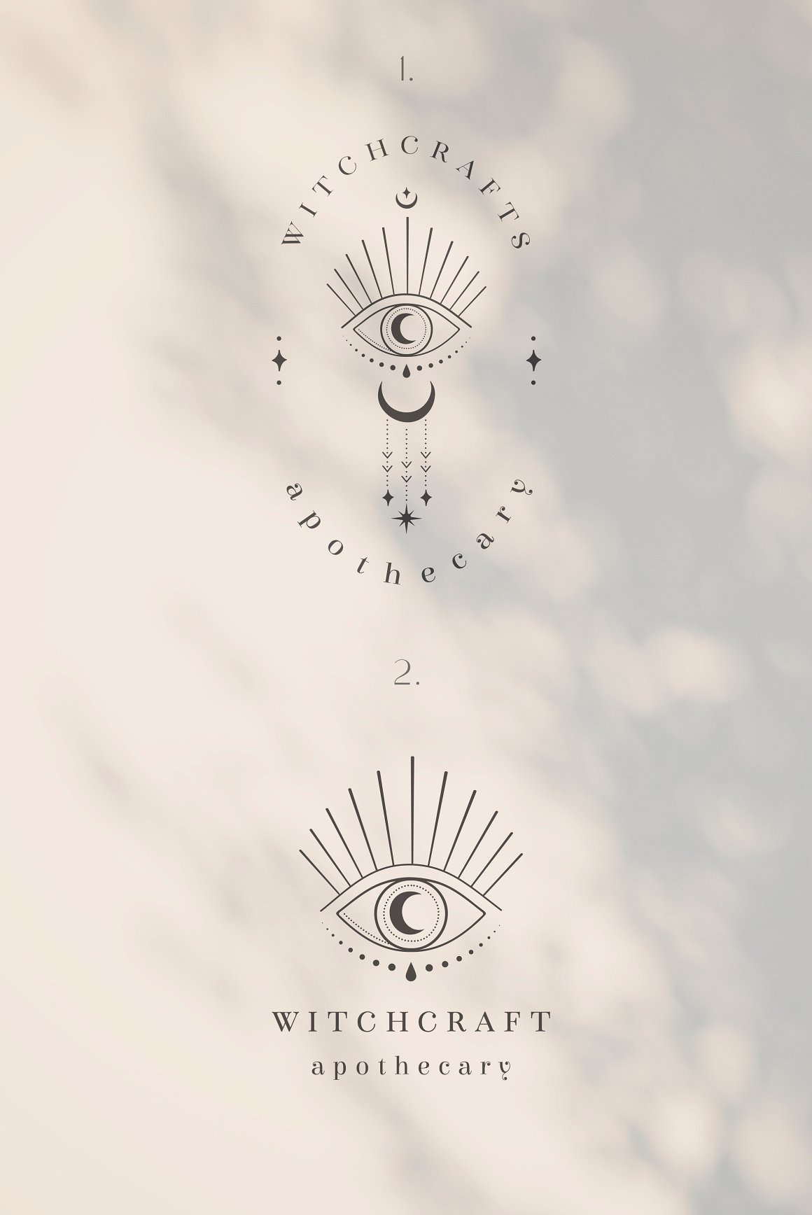 Premade Moon Eye Brand Logo Design for Blogs