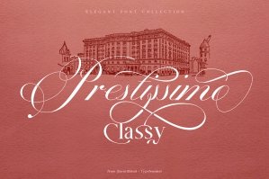 Prestissimo Classy - Elegant Font Combination