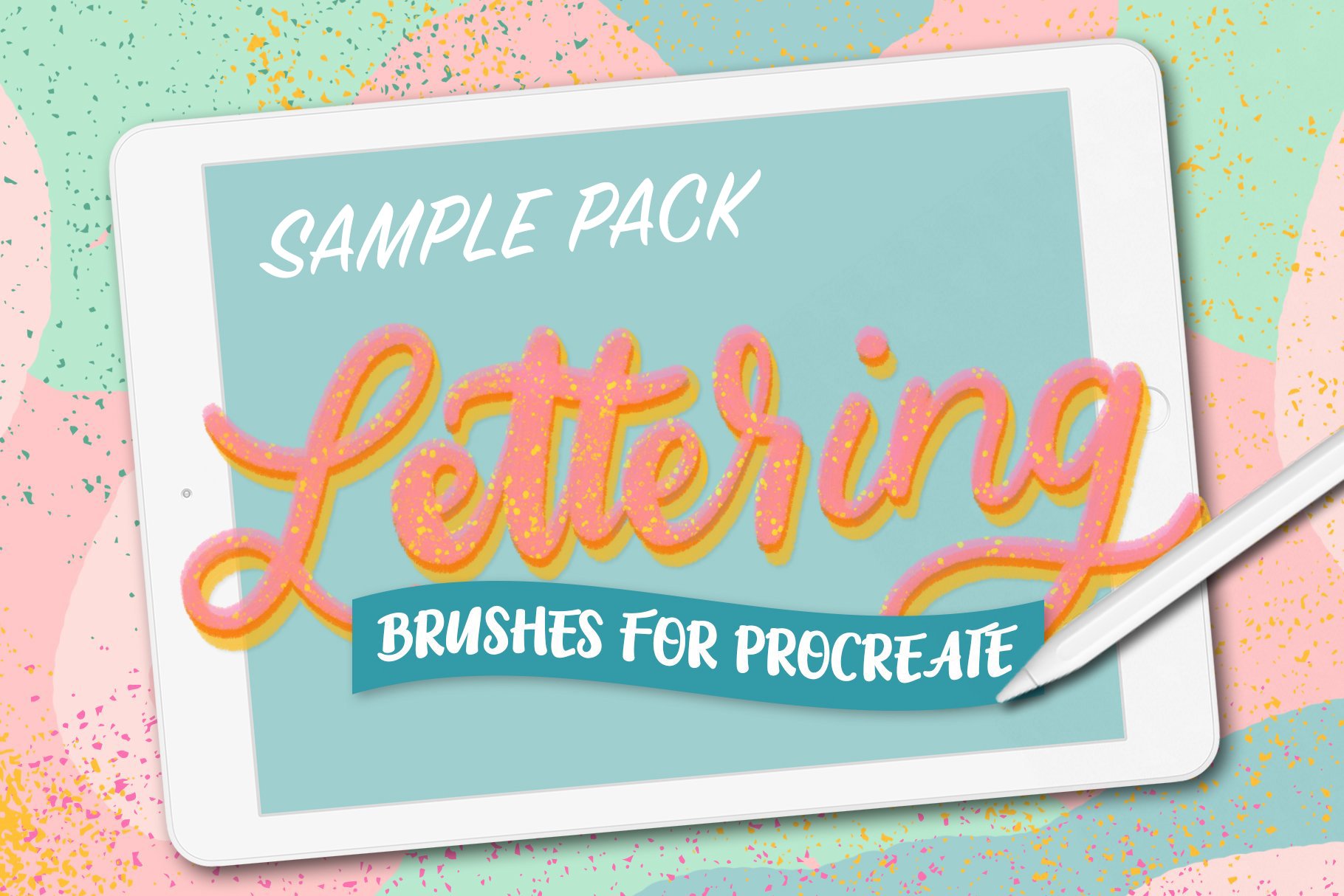 HOMwork Freebie: Procreate Lettering Brushes