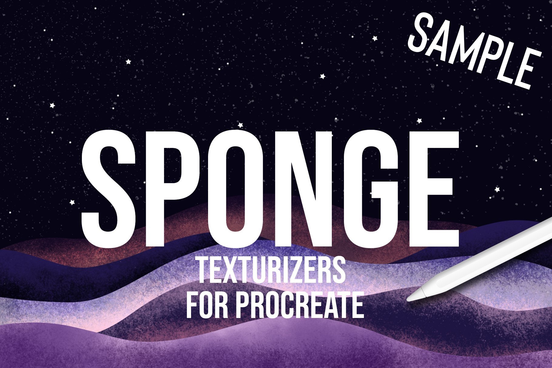 HOMwork Freebie: Procreate Sponge Texturizer Brushes and Stamps
