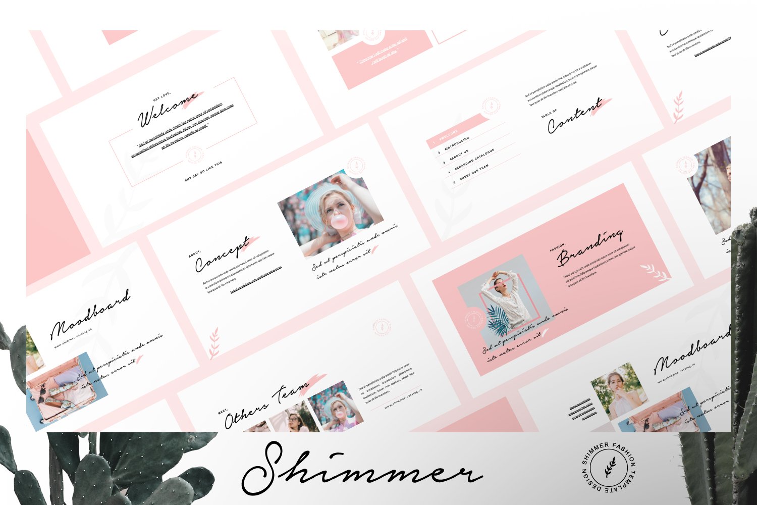 Shimmer Brand Catalogue Keynote