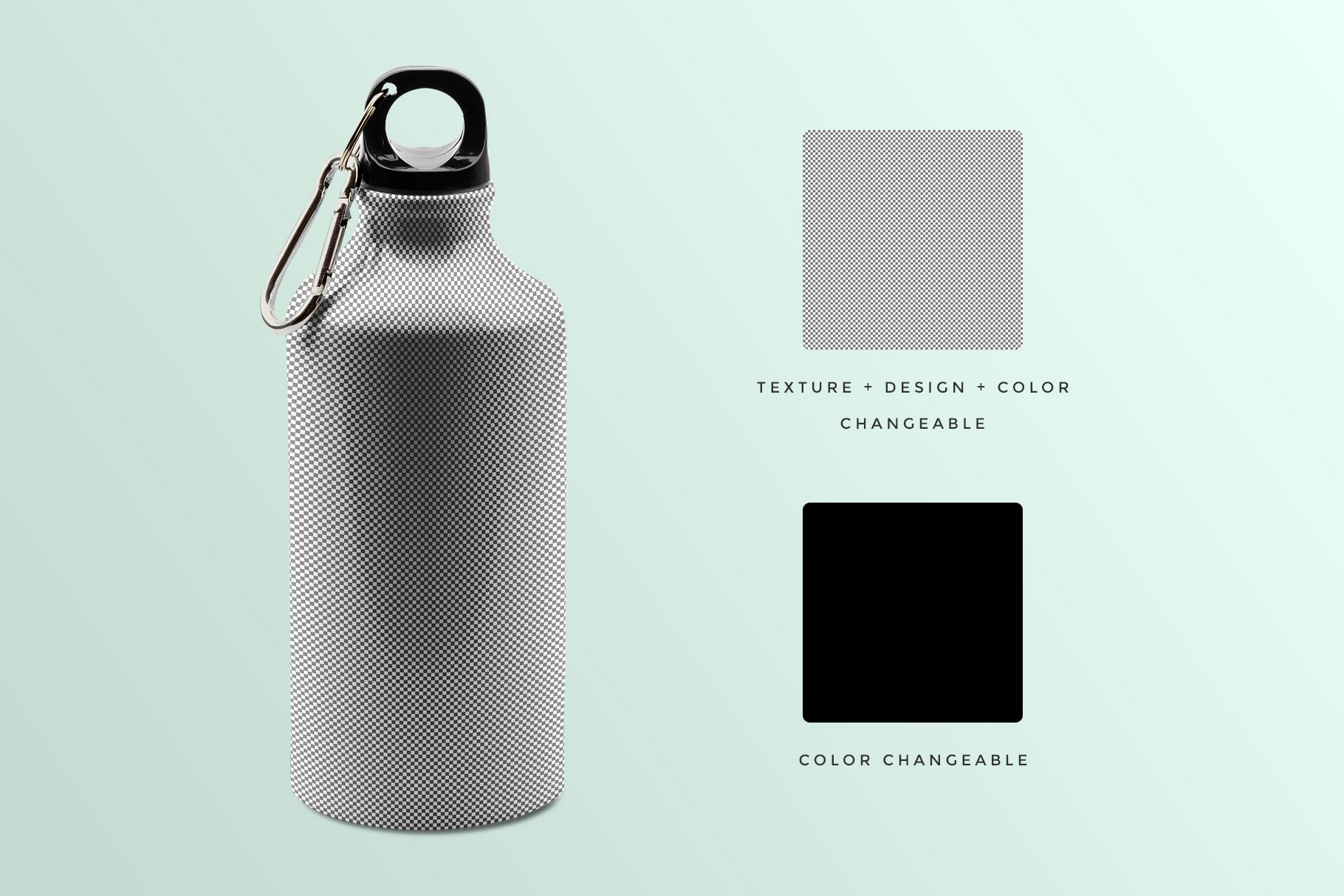 Stainless Sports Water Bottle Mockup